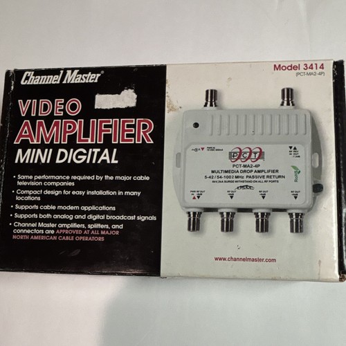Channel master video amplifier - master,
