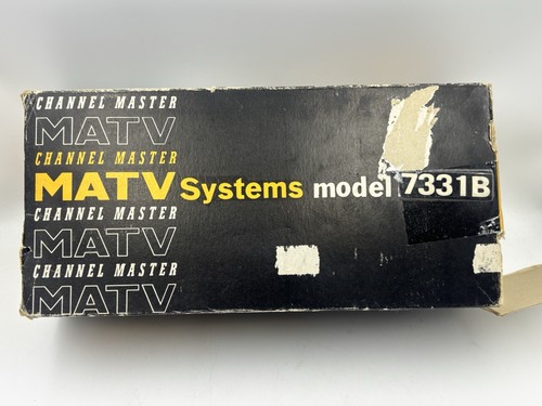 Channel master matv - master, systems